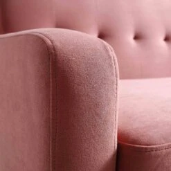 Clarence 2-Seater Sofa In Blush Pink Velvet 22 Clarence 2-Seater Sofa In Blush Pink Velvet -Best Furniture Shop LVSF 06 PINKVEL 3ST detail3 5dc73a66 09d9 489f b1ed 271f13a9f7e7