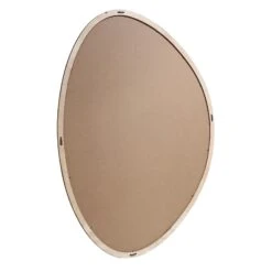 Edo Irregular Pebble Large Wooden Mirror 160 X 120 Cm, Walnut -Best Furniture Shop MIRR 073 WALNUT WB2