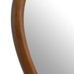 Edo Irregular Pebble Large Wooden Mirror 160 X 120 Cm, Walnut -Best Furniture Shop MIRR 073 WALNUT detail1
