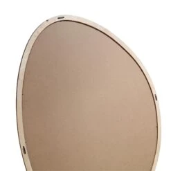 Edo Irregular Pebble Large Wooden Mirror 160 X 120 Cm, Walnut -Best Furniture Shop MIRR 073 WALNUT detail2