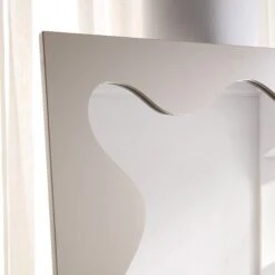 Destin Wave Mirror 160 X 70 Cm, Taupe Gloss -Best Furniture Shop MIRR 160 TAUPE GLOSS scene2
