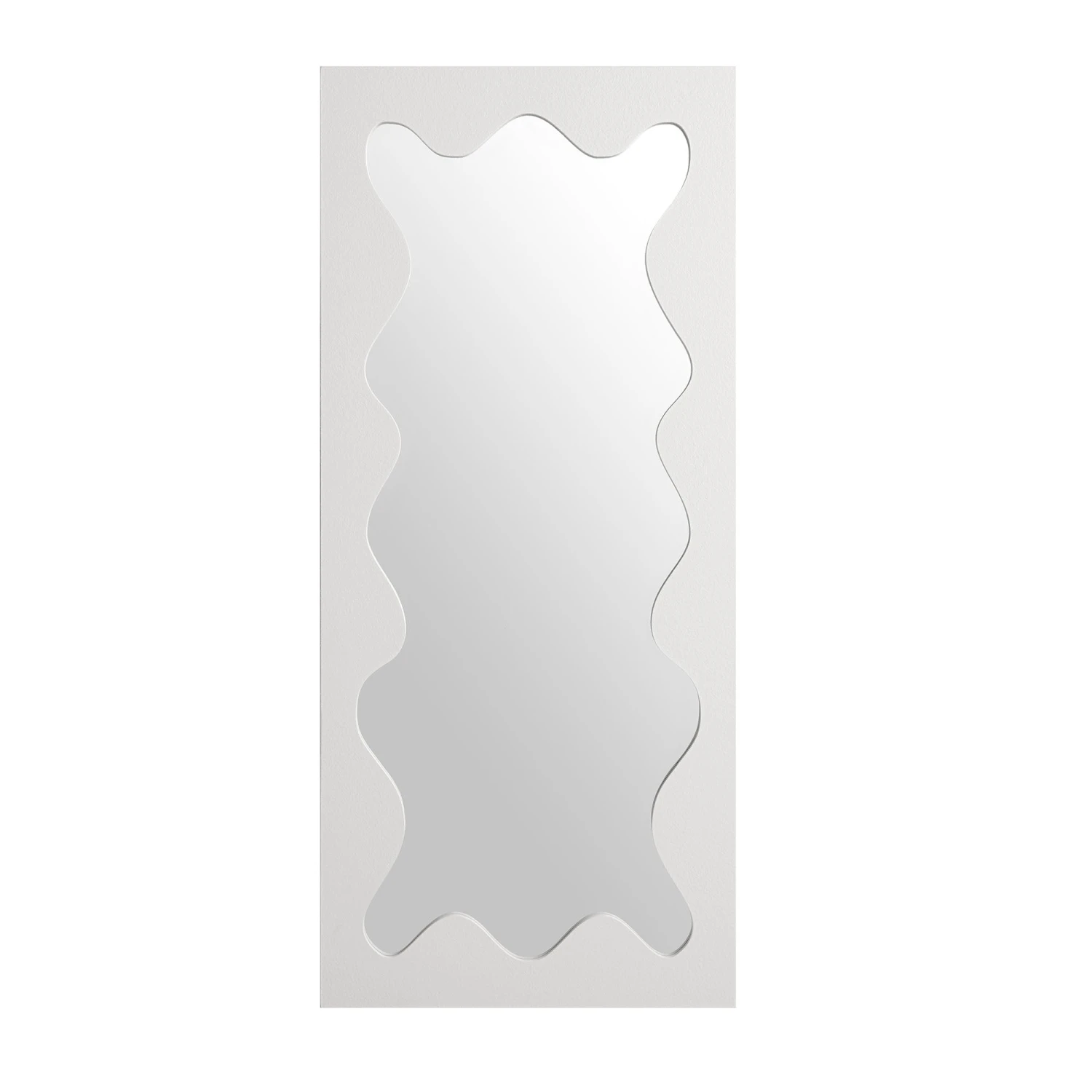 Destin Wave Mirror 160 X 70 Cm, White Matte 4 Destin Wave Mirror 160 X 70 Cm, White Matte - Image 4