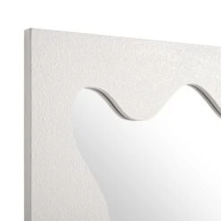Destin Wave Mirror 160 X 70 Cm, White Matte 13 Destin Wave Mirror 160 X 70 Cm, White Matte -Best Furniture Shop MIRR 160 WHITE MATTE detail1