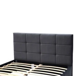Julian King Bed Frame With Pull-out Storage Drawers Dark Grey Velvet -Best Furniture Shop SF903B CHARCOAL 3