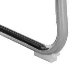 Rayna Pair Of 2 Solid Beech Dining Chairs With Armrests, Natural Cane & Chrome (Black) -Best Furniture Shop XN 2056 BLACK 2P detail5