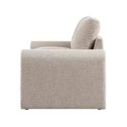 Hampstead Taupe Boucle Curved 2-Seater Sofa -Best Furniture Shop XRSF 2161 TAUPE BOUCLE 2ST WB4