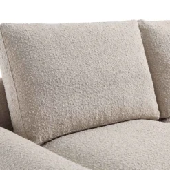 Hampstead Taupe Boucle Curved 2-Seater Sofa -Best Furniture Shop XRSF 2161 TAUPE BOUCLE 2ST detail1
