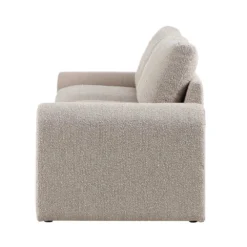 Hampstead Taupe Boucle Curved 3-Seater Sofa -Best Furniture Shop XRSF 2161 TAUPE BOUCLE 3ST WB4