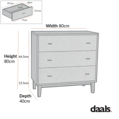 Bianca Chip Carved 3 Drawer Chest, Antique Bronze & Black -Best Furniture Shop XXCOD 008 GOLD BLACK 600x d0be664f e32e 46cc a329 6947eb2a901e