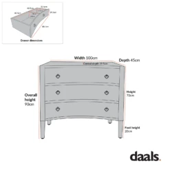 Thalia Concave Chest Of Drawers, Natural 20 Thalia Concave Chest Of Drawers, Natural -Best Furniture Shop XXCOD 023 WHITEWASH 1