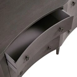 Thalia Concave Double Chest Of Drawers, Silver Oak -Best Furniture Shop XXCOD 024 SILVEROAK detail1