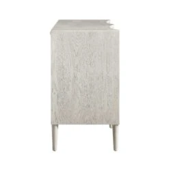 Thalia Concave Double Chest Of Drawers, Washed White -Best Furniture Shop XXCOD 024 WHITEWASH WB6
