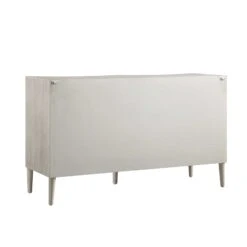 Thalia Concave Double Chest Of Drawers, Washed White -Best Furniture Shop XXCOD 024 WHITEWASH WB7