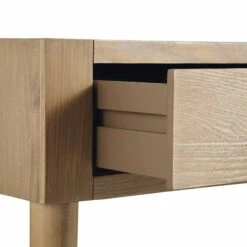 Thalia Concave Dressing Table, Natural -Best Furniture Shop XXDSK 022 NAT detail3