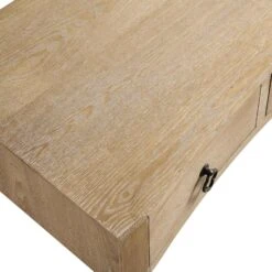 Thalia Concave Dressing Table, Natural -Best Furniture Shop XXDSK 022 NAT detail4