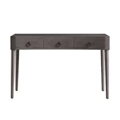 Thalia Concave Dressing Table, Silver Oak -Best Furniture Shop XXDSK 022 SILVEROAK WB1