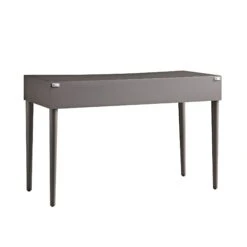 Thalia Concave Dressing Table, Silver Oak -Best Furniture Shop XXDSK 022 SILVEROAK WB6