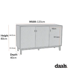 Bianca Chip Carved 3 Door Sideboard, Antique Bronze & Black 15 Bianca Chip Carved 3 Door Sideboard, Antique Bronze & Black -Best Furniture Shop XXSB 009 GOLD BLACK