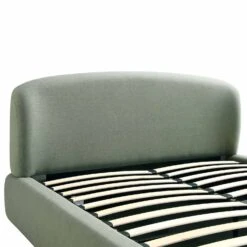 Constance Winged Headboard Ottoman Storage Bed, Olive Linen -Best Furniture Shop ZD 2182 OLIVE LIN detail1