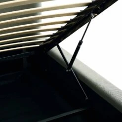 Constance Winged Headboard Ottoman Storage Bed, Olive Linen -Best Furniture Shop ZD 2182 OLIVE LIN detail2