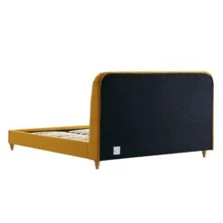 Leamington Deep-Buttoned Upholstered Bed, Turmeric Yellow Velvet 23 Leamington Deep-Buttoned Upholstered Bed, Turmeric Yellow Velvet -Best Furniture Shop ZX 1063 MUST VEL WB5