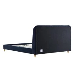 Leamington Deep-Buttoned Upholstered Bed, Midnight Blue Velvet 23 Leamington Deep-Buttoned Upholstered Bed, Midnight Blue Velvet -Best Furniture Shop ZX 1063 NAVY VEL WB5