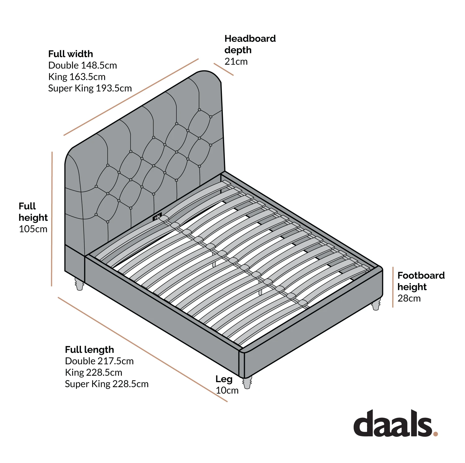 Leamington Deep-Buttoned Upholstered Bed, Turmeric Yellow Velvet 5 Leamington Deep-Buttoned Upholstered Bed, Turmeric Yellow Velvet - Image 5