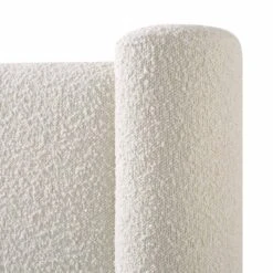 Galerie Beige Boucle Pillar Upholstered Bed -Best Furniture Shop ZX 2180 BEIGE BOUCLE D detail2