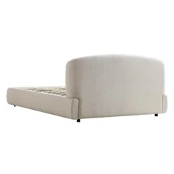 Constance Winged Headboard Ottoman Storage Bed, Beige Linen -Best Furniture Shop ZX 2182 BEIGE LIN WB6