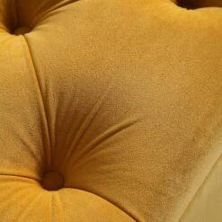 Leamington Deep-Buttoned Ottoman Storage Bench, Turmeric Yellow Velvet 20 Leamington Deep-Buttoned Ottoman Storage Bench, Turmeric Yellow Velvet -Best Furniture Shop ZX 2183 MUST VEL detail1