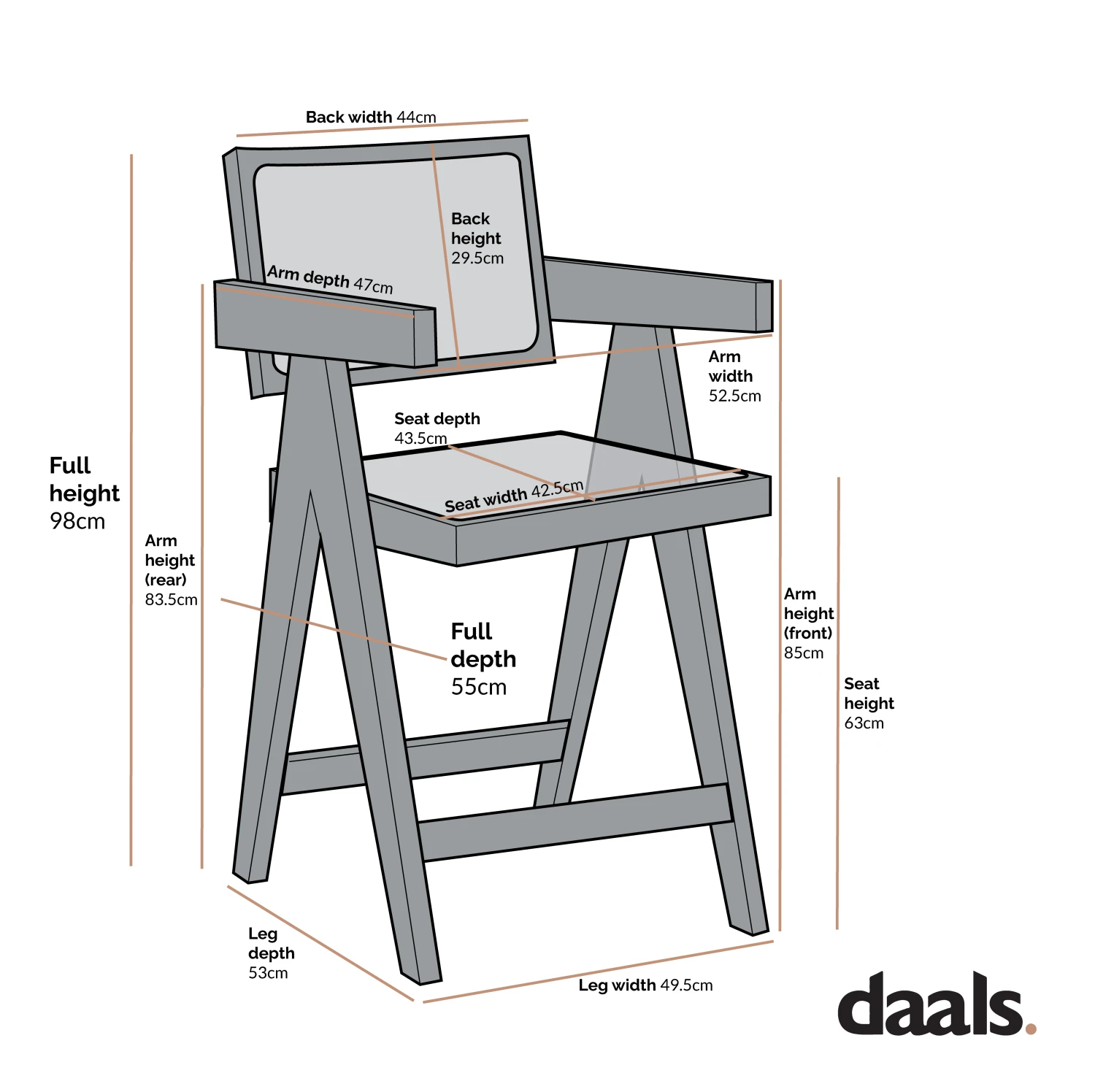 Jeanne Dark Walnut Cane Rattan Solid Beech Wood Counter Stool 5 Jeanne Dark Walnut Cane Rattan Solid Beech Wood Counter Stool - Image 5