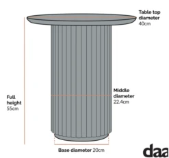 Maru Oak Round Side Table, Sage Green -Best Furniture Shop image 2023 10 31T14 18 05 308Z 147a1fe9 eb3a 4aca 961c 23c23a5e38eb