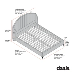 Eleanor Sunflower Yellow Fabric Upholstered Bed Frame With Domed Headboard 18 Eleanor Sunflower Yellow Fabric Upholstered Bed Frame With Domed Headboard -Best Furniture Shop image 2024 05 20T12 41 27 823Z